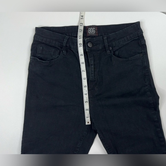 BDG Twig High Rise Crop Light Stretch Skinny Black Jeans Womens 28/6 - Picture 7 of 11